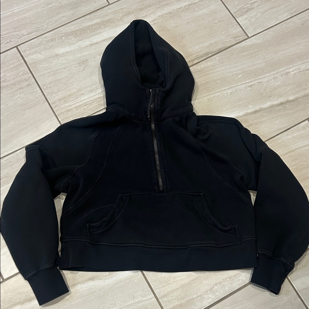 Lululemon Scuba Oversized half zip hoodie Black - Picture 8 of 10
